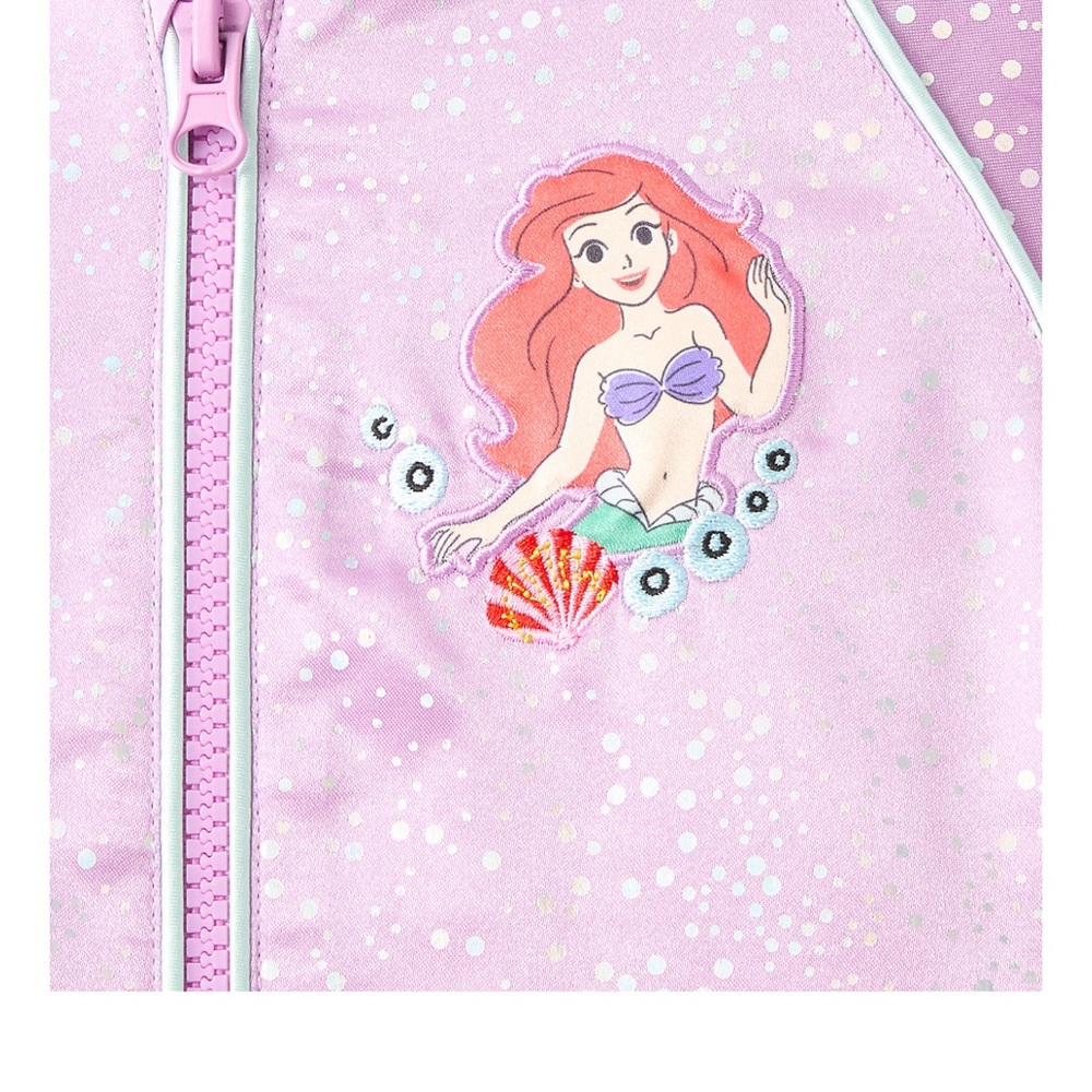 NWT The Little Mermaid Bomber Jacket for Girl size 7/8 - Picture 3 of 4
